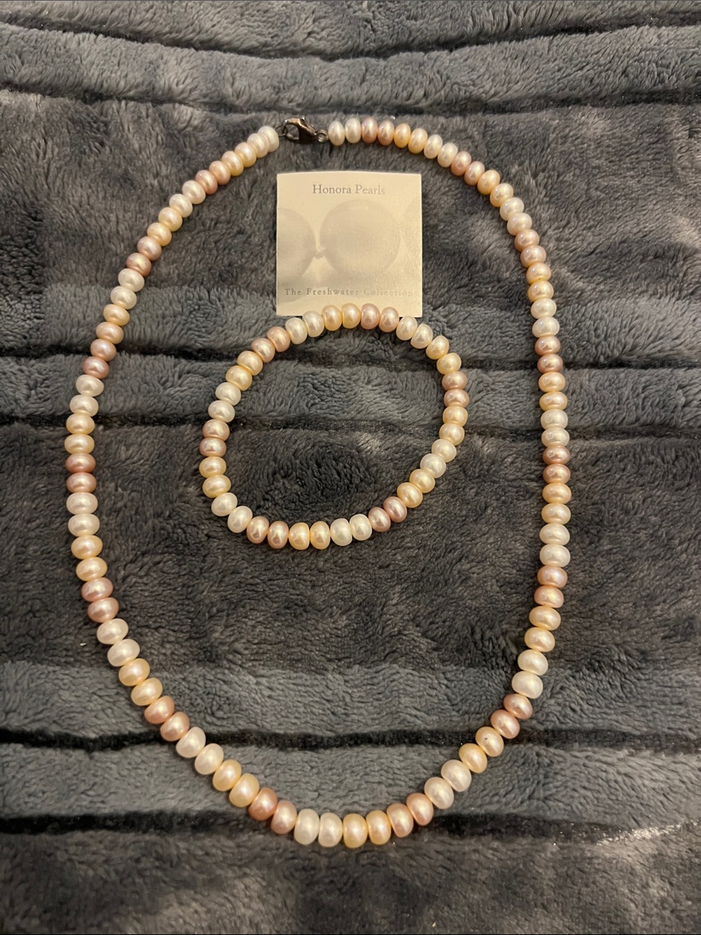 Honora Multicolor Freshwater Pearl Necklace and Bracelet Set